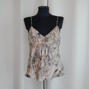 Vintage Y2K 100% Silk Ice Babydoll Top Sz S